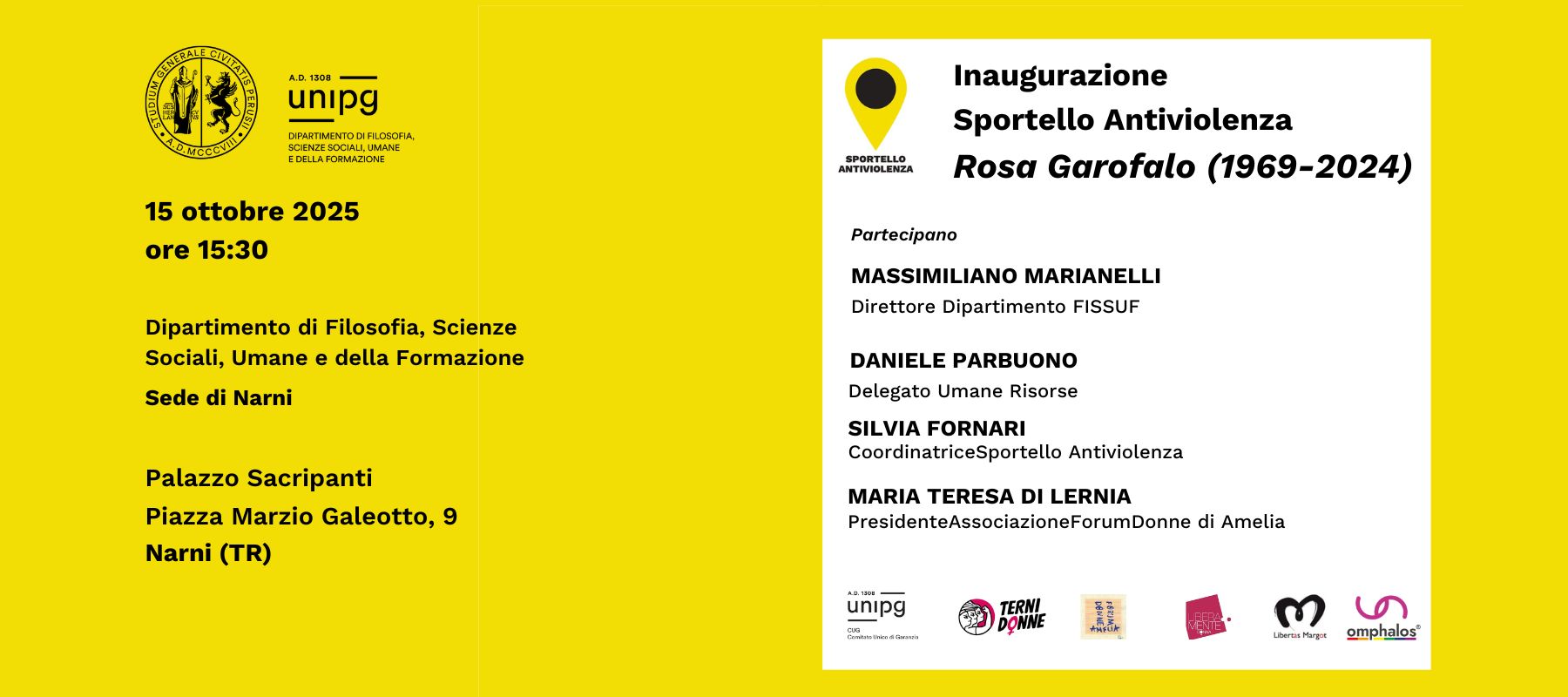 sportello antiviolenza narni