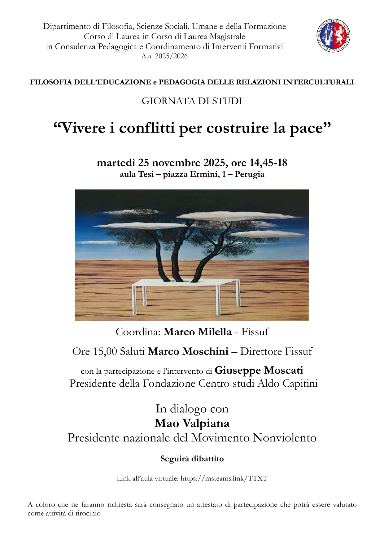 vivere i conflitti per costruire la pace 25 11 2025 1